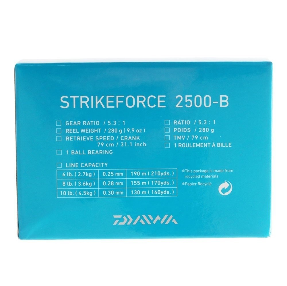 Daiwa Strikeforce 2500 Squadron Spinning Combo incl Line 7ft 2in 8-20lb 2pc