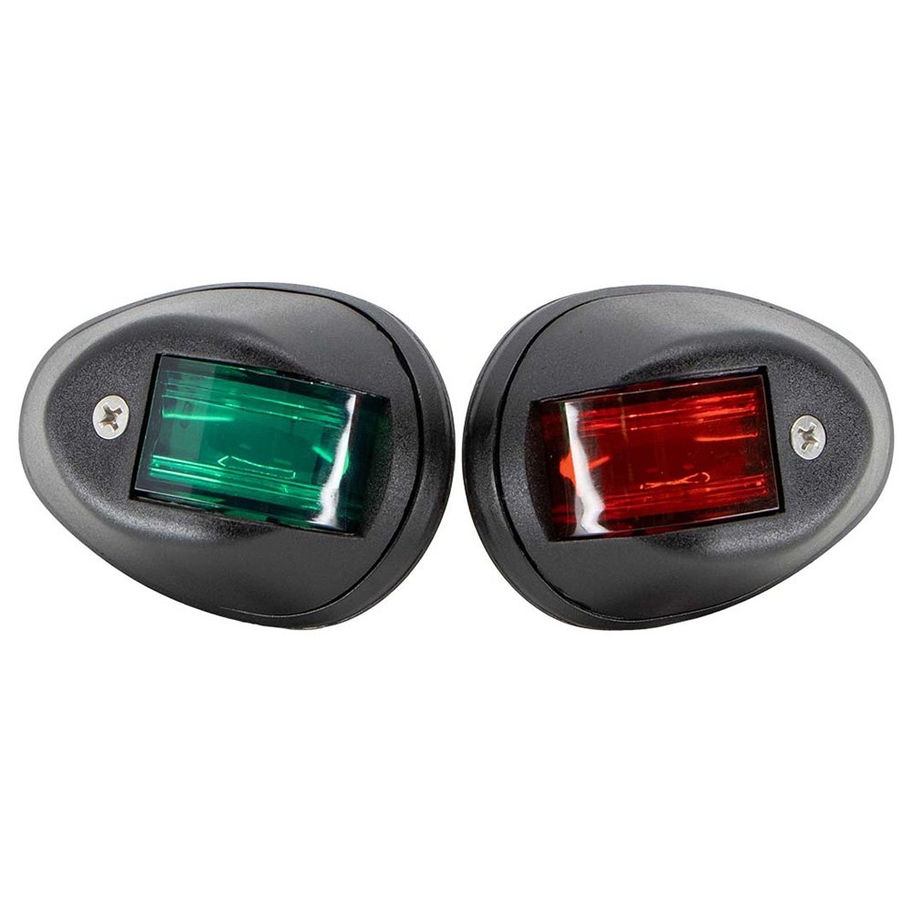 BLA Navigation LED Lights Port and Starboard Set Side Mount Black