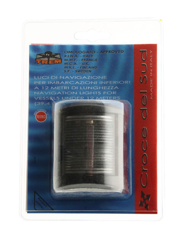 Trem Navigation Light Black - Stern Lens