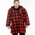 Swanndri Mens Original Pure Wool Bush Shirt Red Black XS