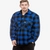 Swanndri Mens Ranger Wool Bushshirt Blue/Black Check XS