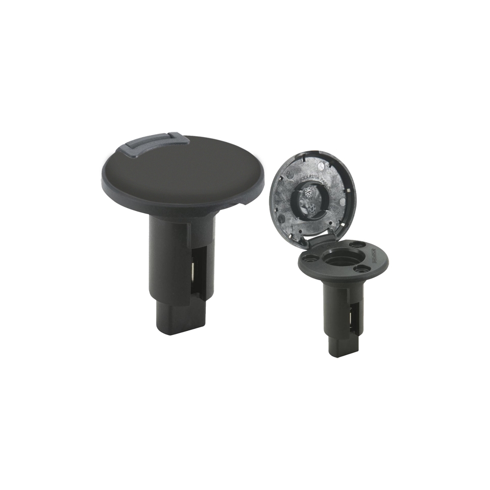 Attwood LightArmor Base Round 2 Pin Black