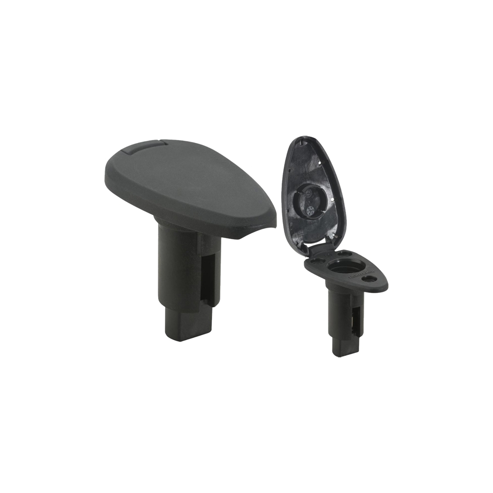 Attwood LightArmor Base Teardrop 2 Pin Black