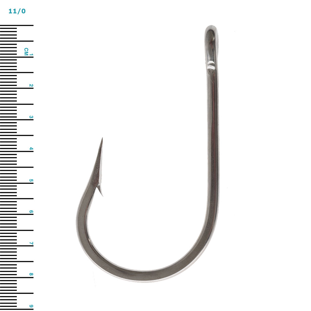 Mustad Closed Gape Marlin and Tuna Game Hook 11/0 Qty 2