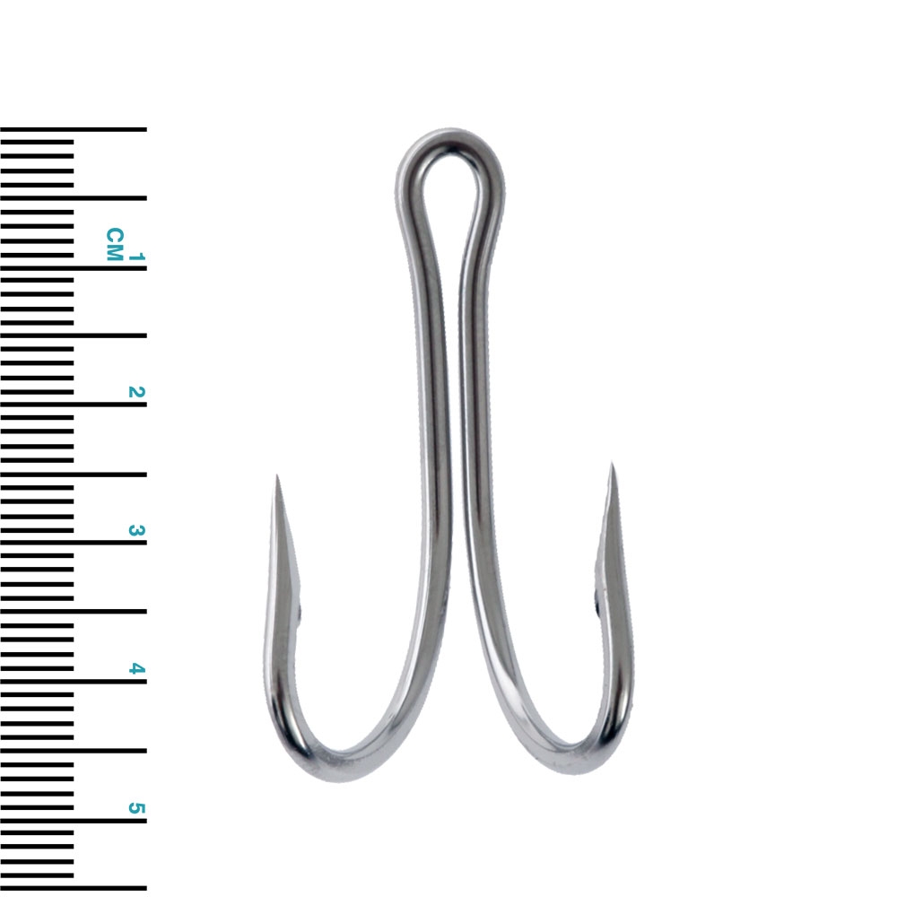 Mustad 7982HS Double Stainless Hook 6/0 Qty 1