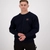 Swanndri Mens Seafarer Wool Crew Neck Jersey Navy XS