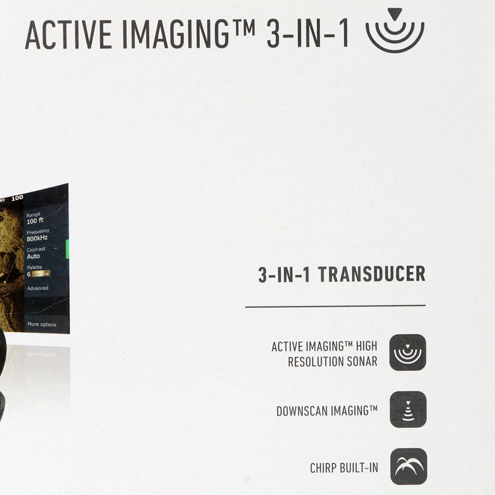 Lowrance Active Imaging 3-in-1 Transom Mount Transducer