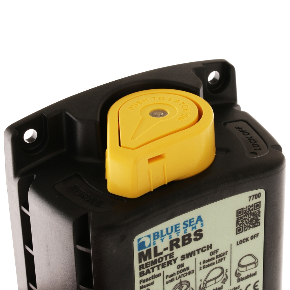 Blue Sea ML-RBS Remote Battery Switch with Manual Control 12VDC 500A