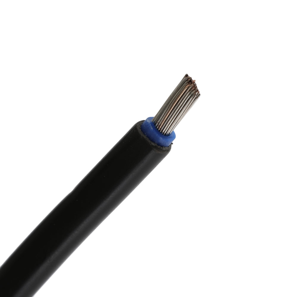 GYY 10mm Marine Grade Cable 1-Core Tinned Approved 1m Black