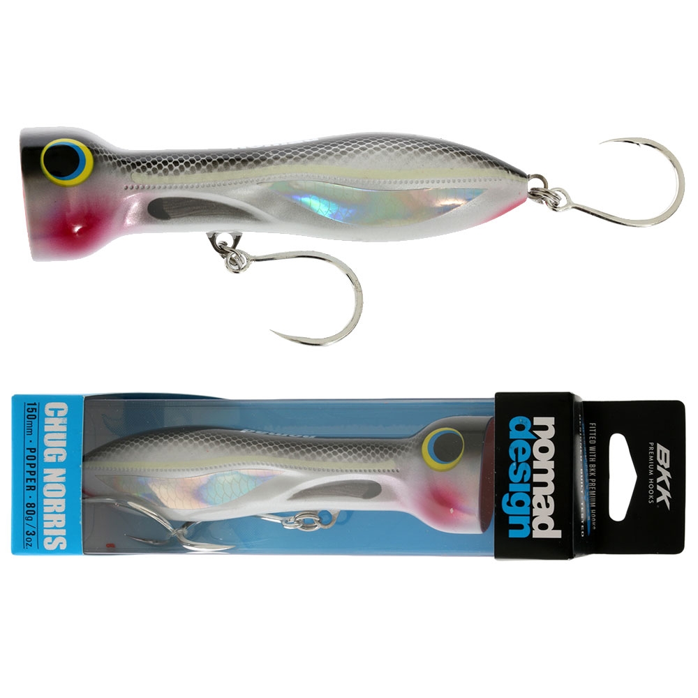Nomad Design Chug Norris Popper 150mm 85g Bleeding Mullet
