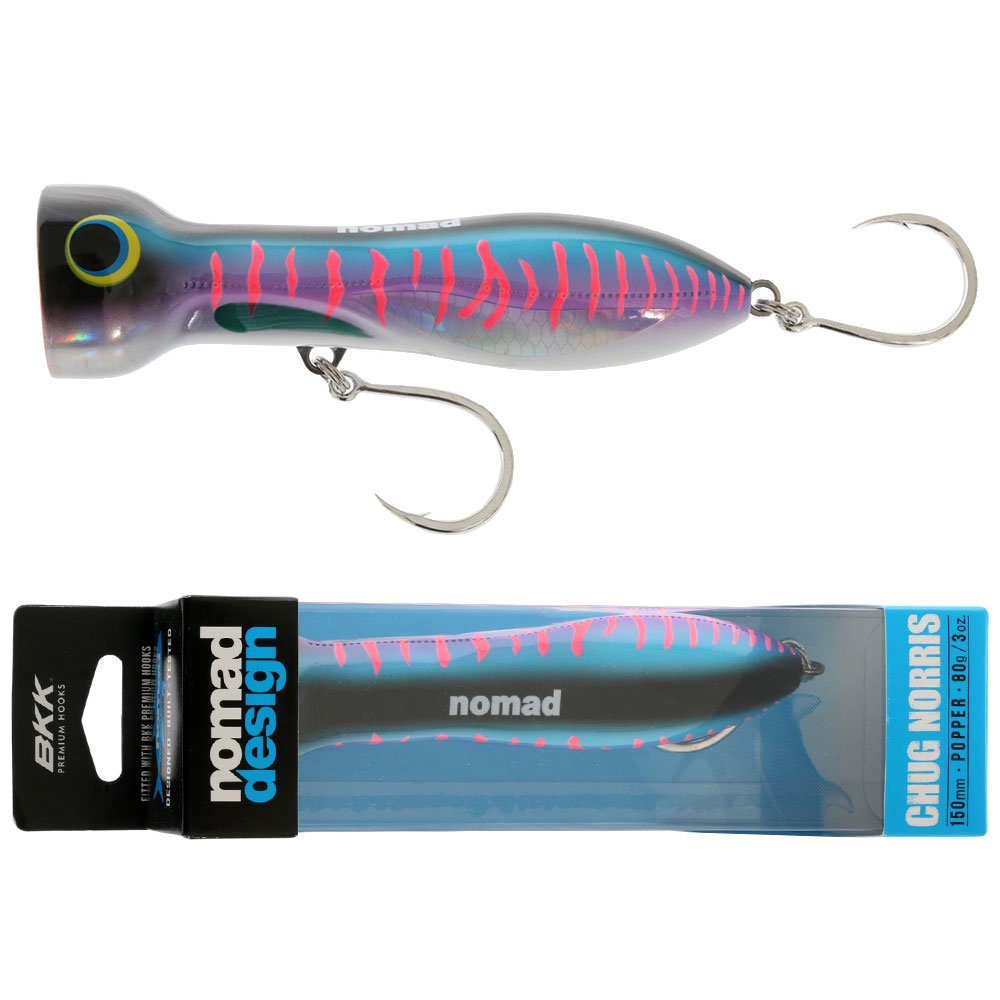 Nomad Design Chug Norris Popper 150mm 85g Pink Mackerel