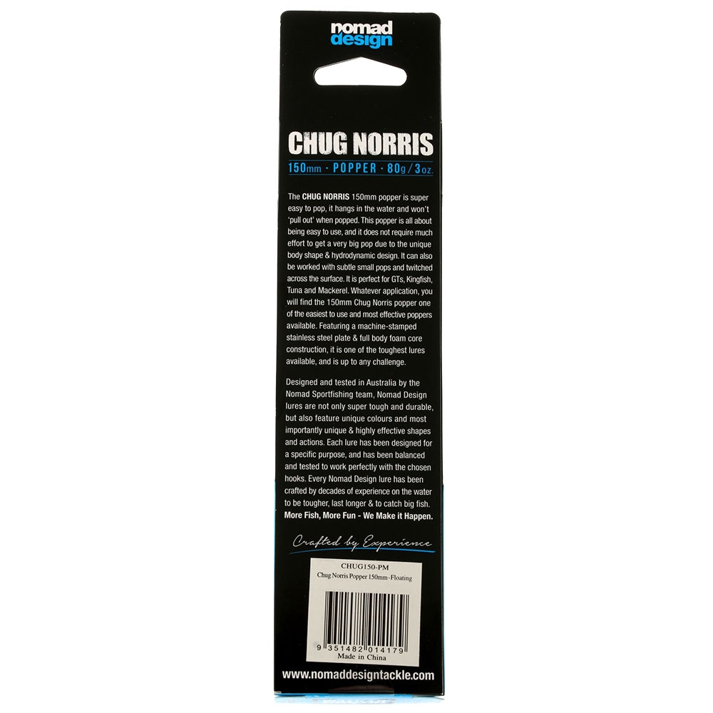 Nomad Design Chug Norris Popper 150mm 80g