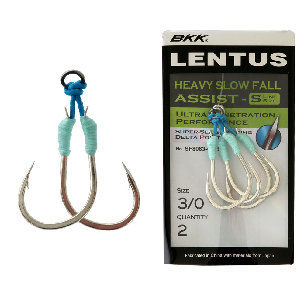 BKK Lentus Slow Pitch Assist Hook S Size 3/0