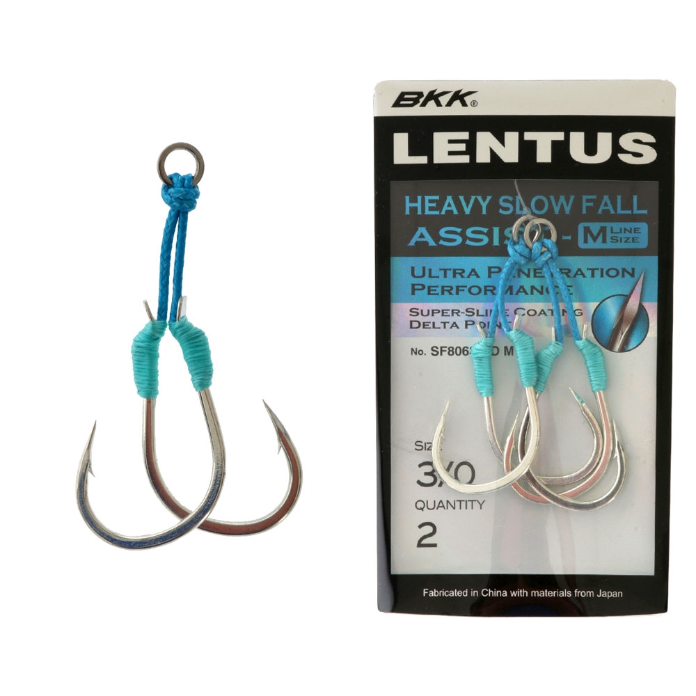 BKK Lentus Slow Pitch Assist Hook M Size 3/0
