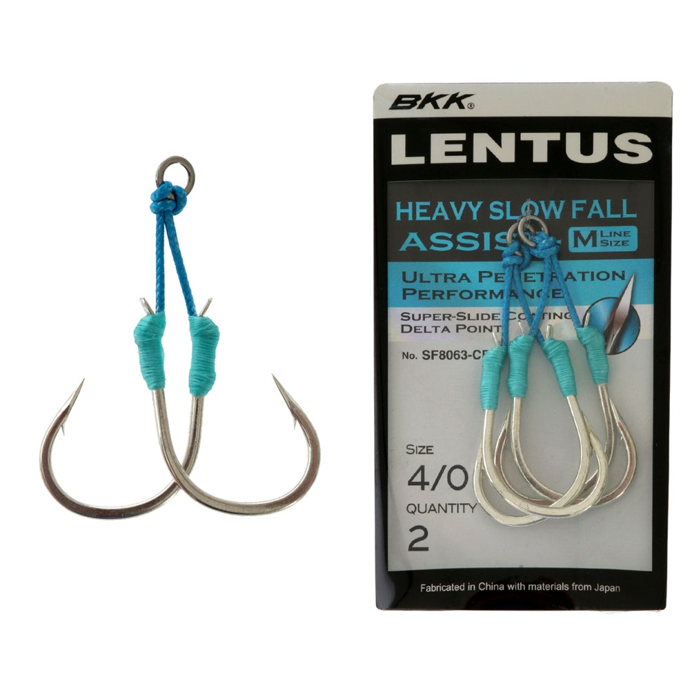 BKK Lentus Slow Pitch Assist Hook M Size 4/0