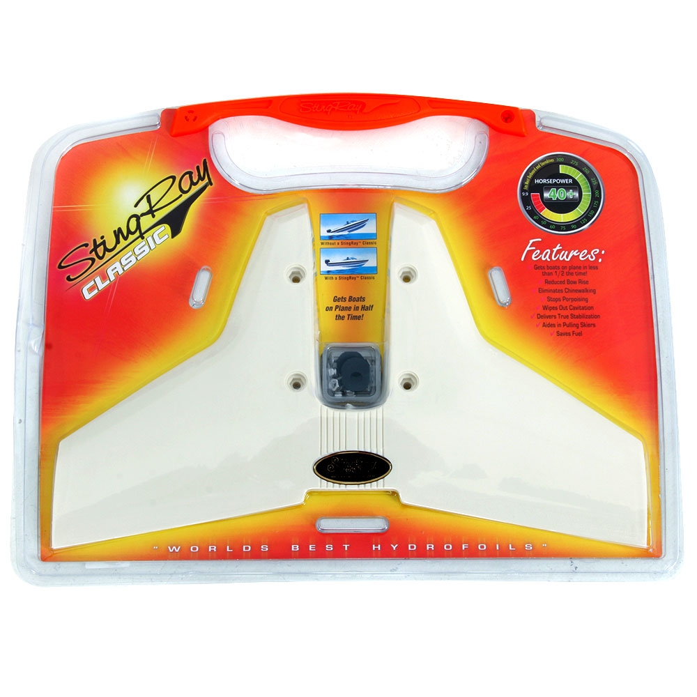 Stingray Classic Senior Hydrofoil Stabiliser White