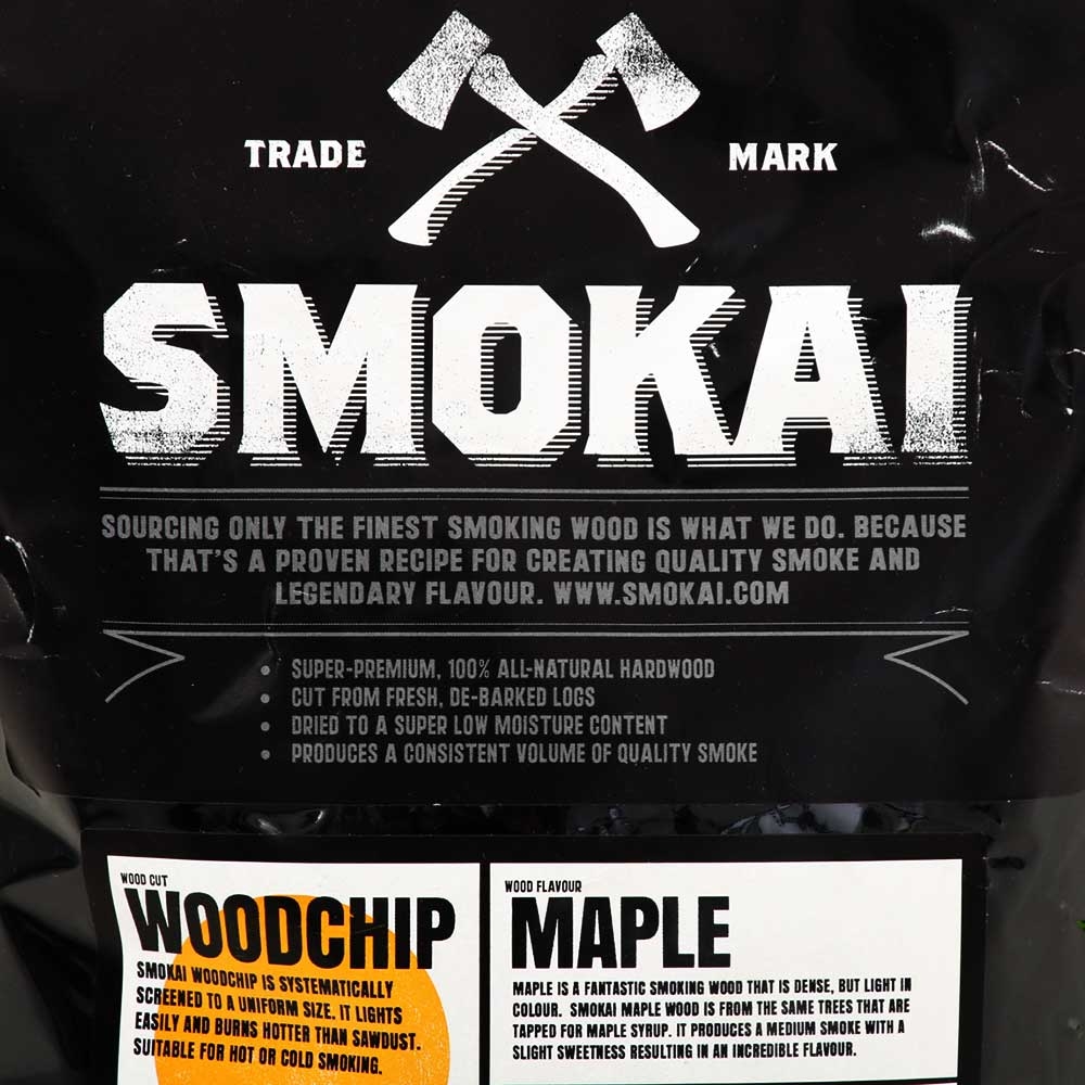 Smokai Maple Woodchip 3-6mm 1.5kg