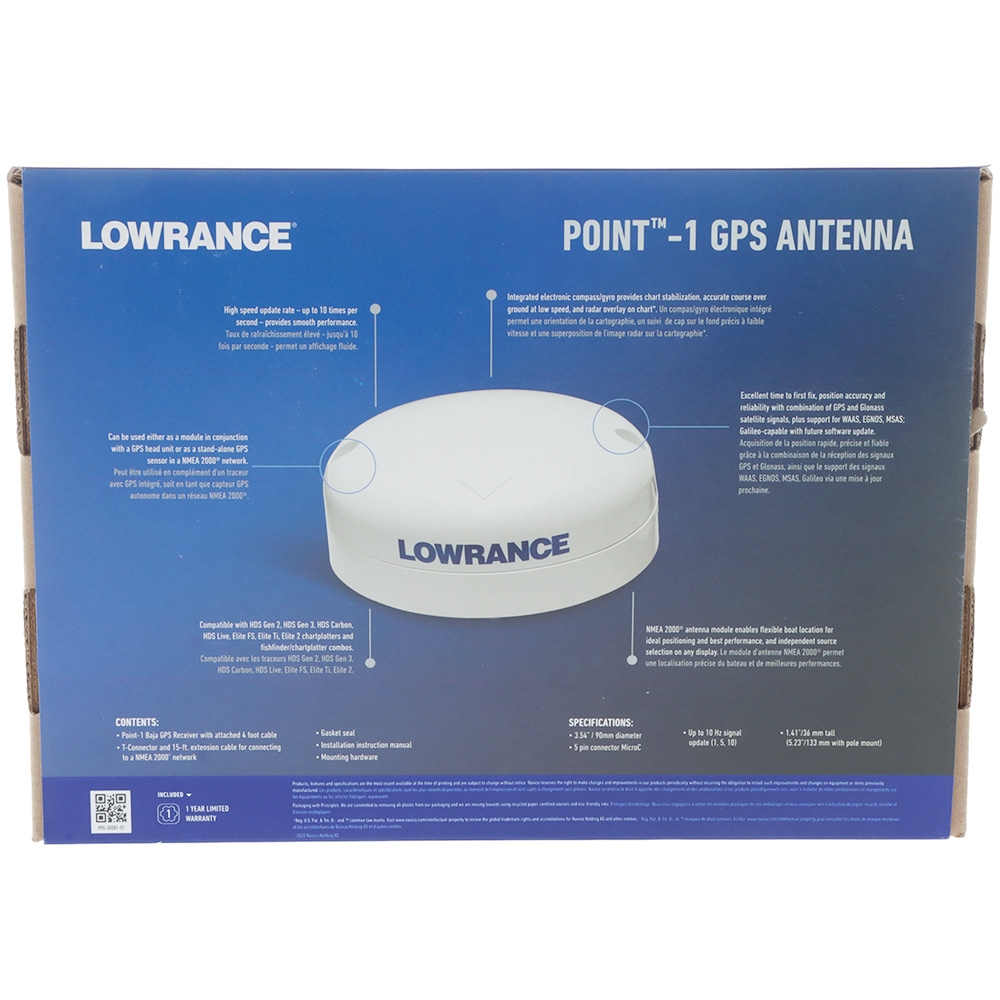 Lowrance Point 1 GPS Antenna