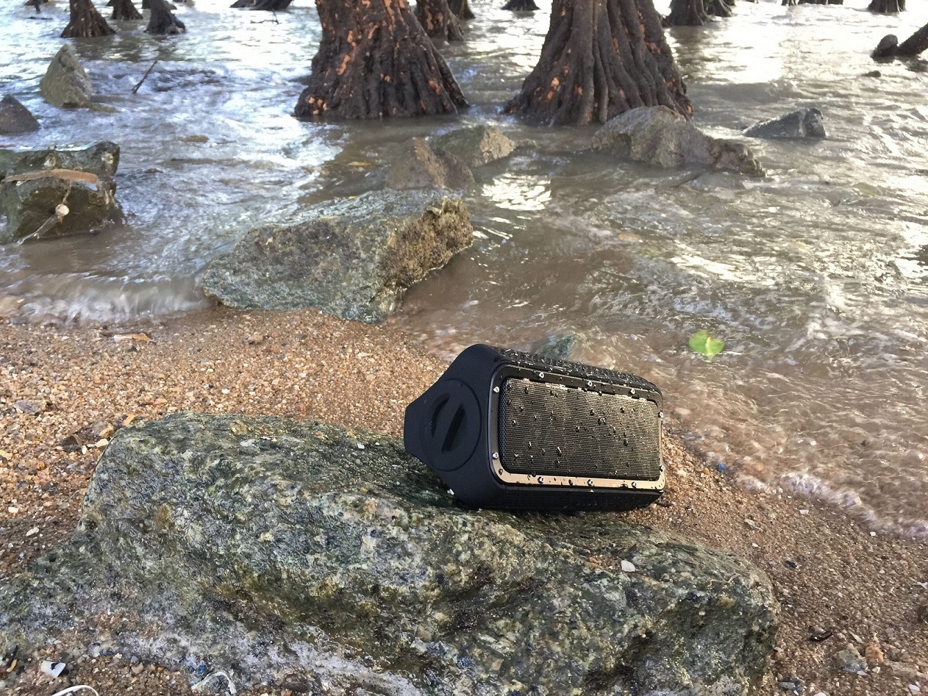 CrystalSound Waterproof Bluetooth Speaker and Power Bank