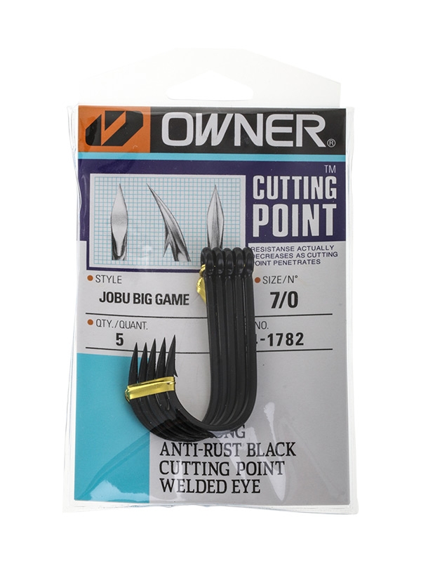 Owner Jobu Big Game Hooks 7/0 Qty 5