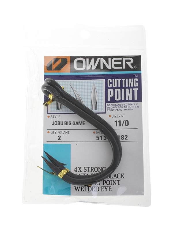 Owner Jobu Big Game Hooks 11/0 Qty 2