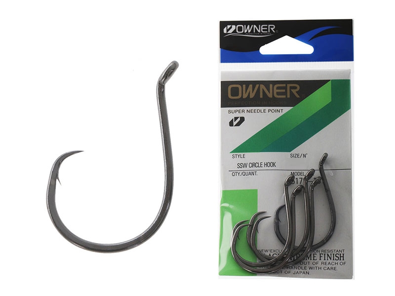Owner SSW Circle Hooks 8/0 Qty 5
