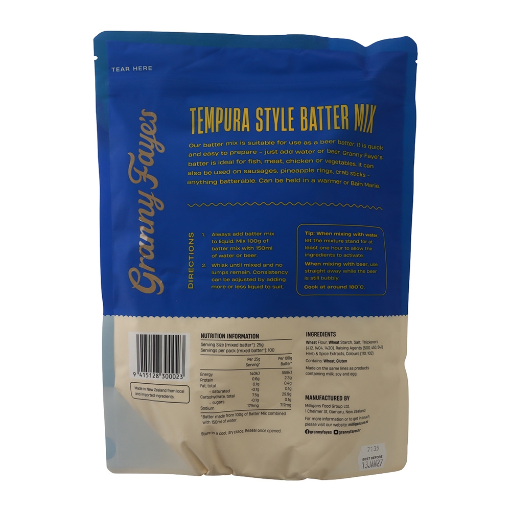 Granny Faye's Tempura Batter Mix 1kg