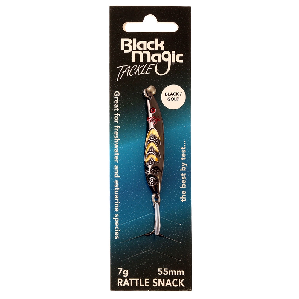 Black Magic Rattle Snack Lure Black/Gold 7g