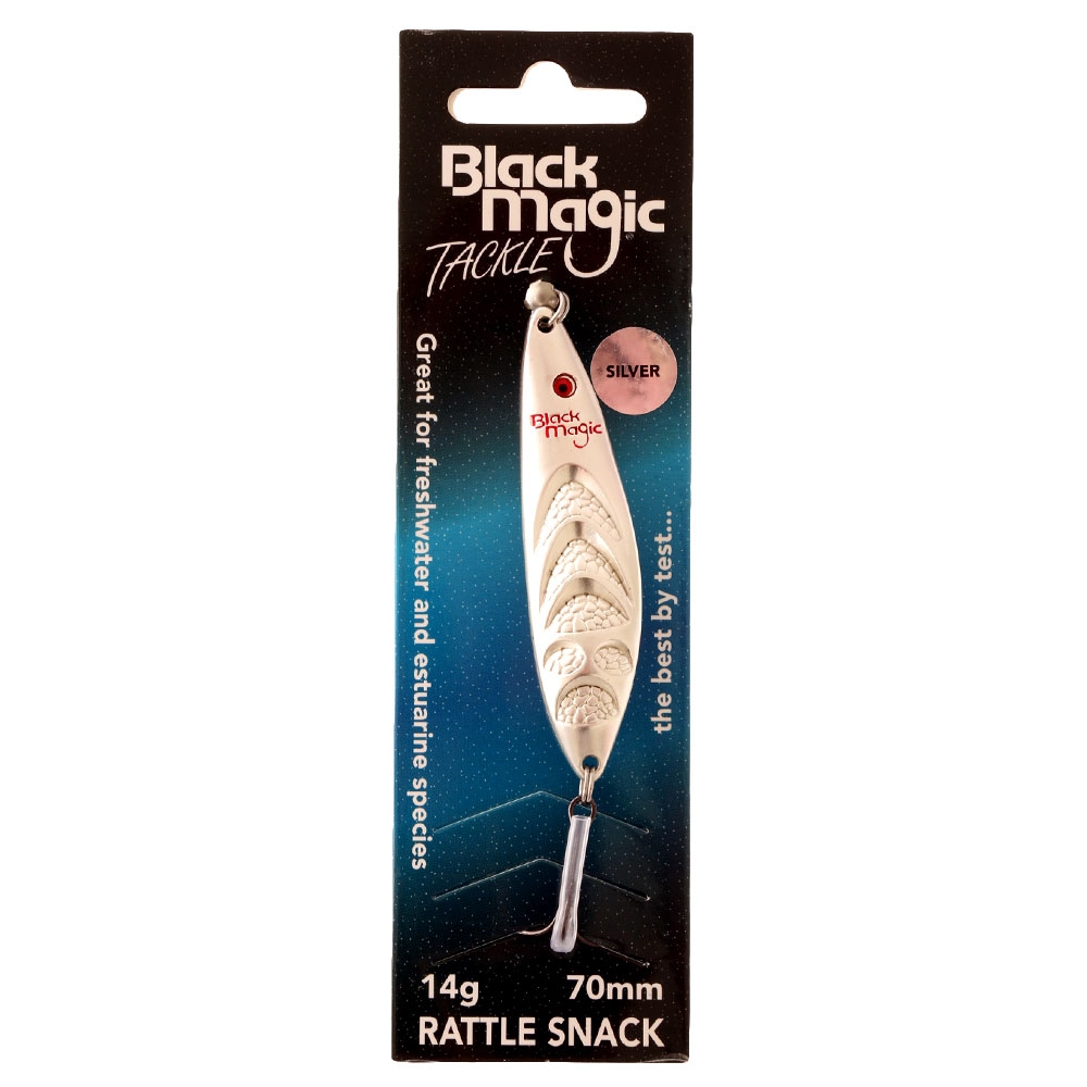 Black Magic Rattle Snack Lure Silver 14g