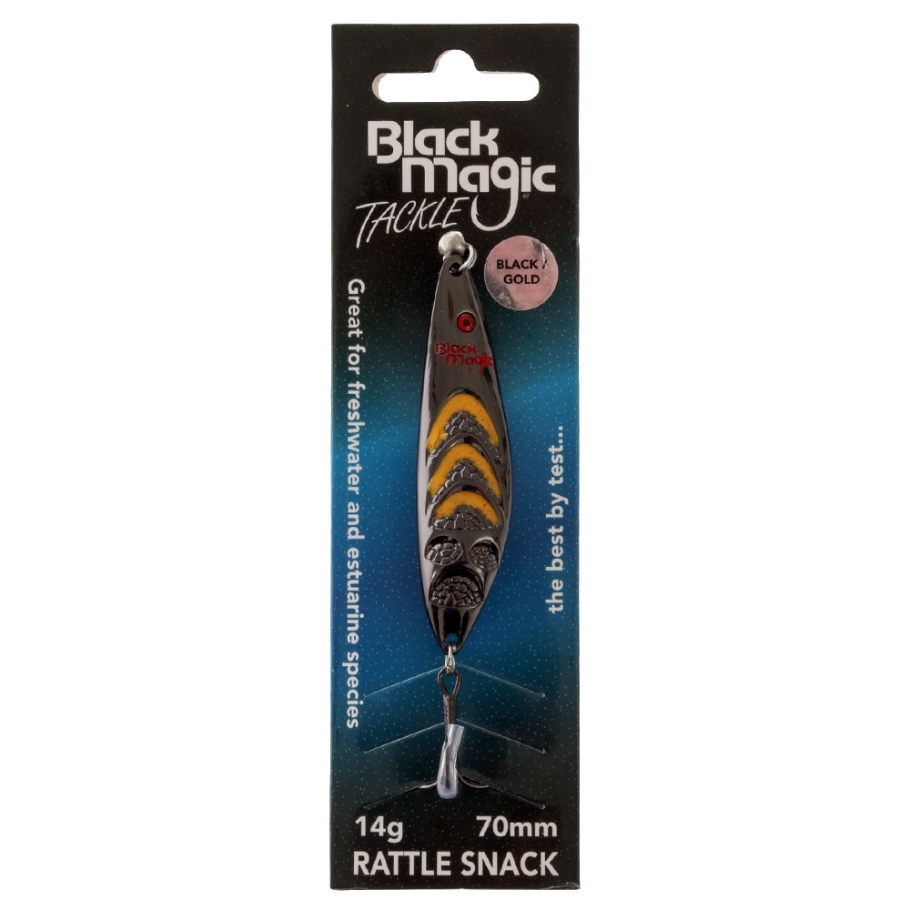 Black Magic Rattle Snack Lure Black/Gold 14g