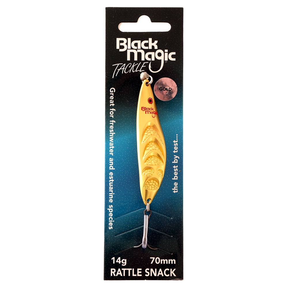 Black Magic Rattle Snack Lure Gold 14g