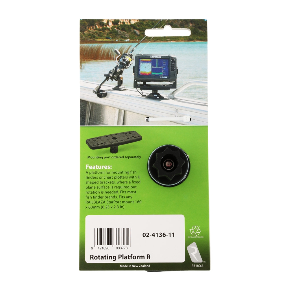 RAILBLAZA Rotating Platform R for Fishfinders
