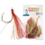Nacsan Longline Flasher Hooks Size 18 Qty 25 Chartruese Red