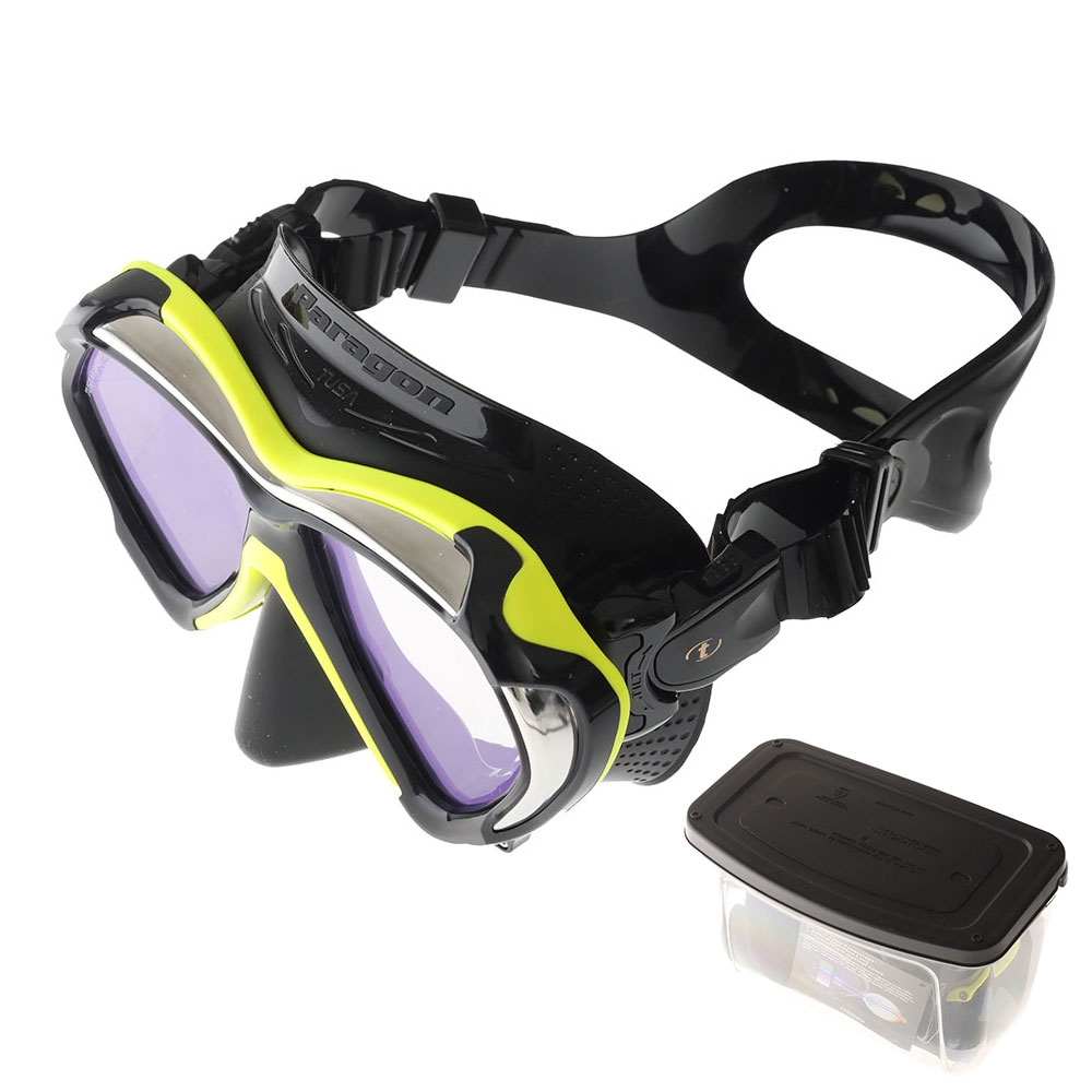 TUSA Paragon Adult Silicone Dive Mask Yellow