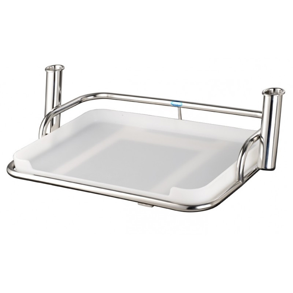 Manta Medium Bait Board with 2 Rod Holders Folding Leg