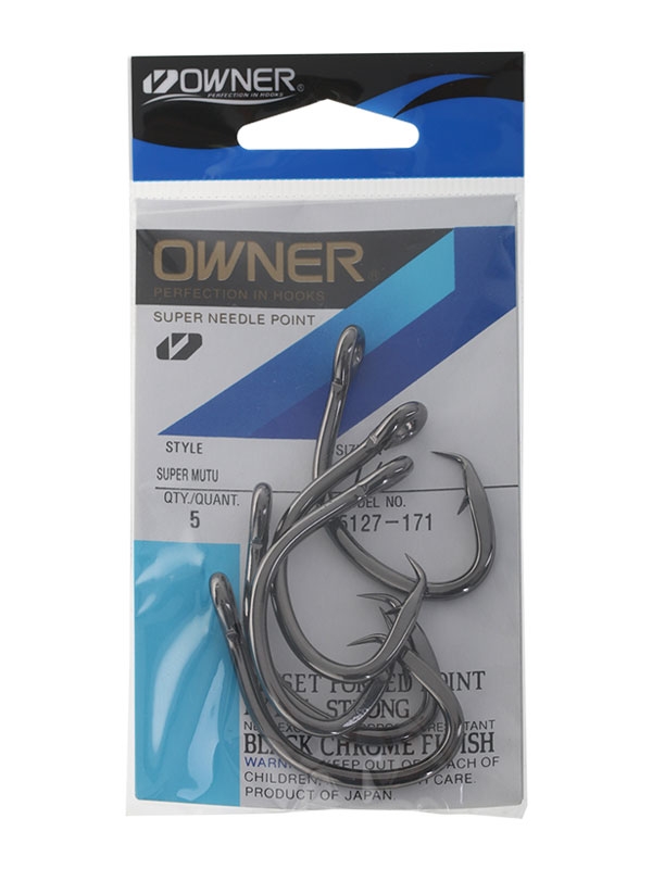 Owner Super Mutu Circle Hooks 7/0 Qty 5