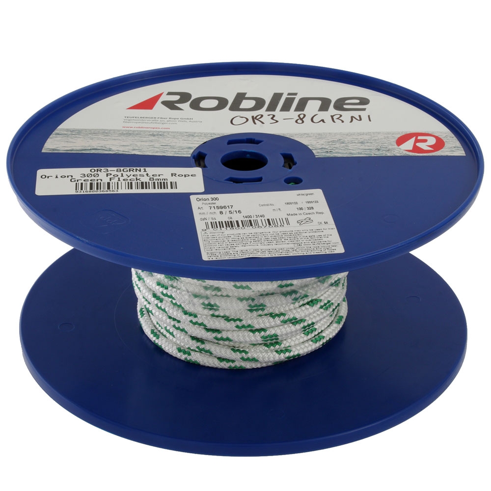 Orion 300 Polyester Rope Green Fleck 8mm