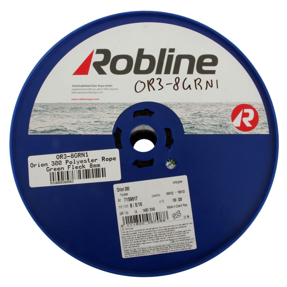 Orion 300 Polyester Rope Green Fleck 8mm