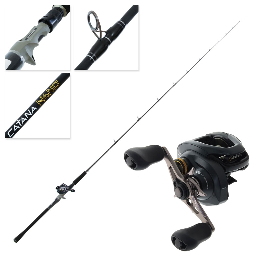 Shimano Curado 200HG K Catana Nano Baitcaster Combo 7ft 3-6kg 2pc