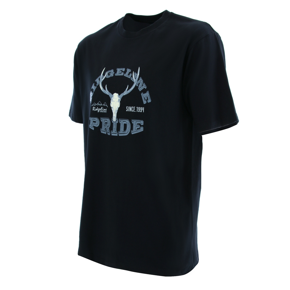 Ridgeline Stag Mens T-Shirt Black S