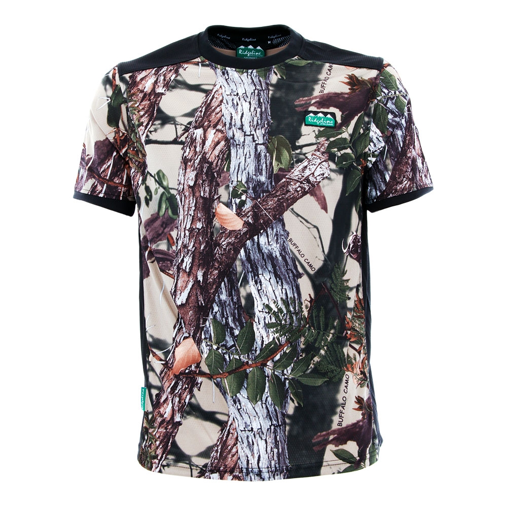 Ridgeline Breeze Mens T-Shirt Buffalo Camo XS