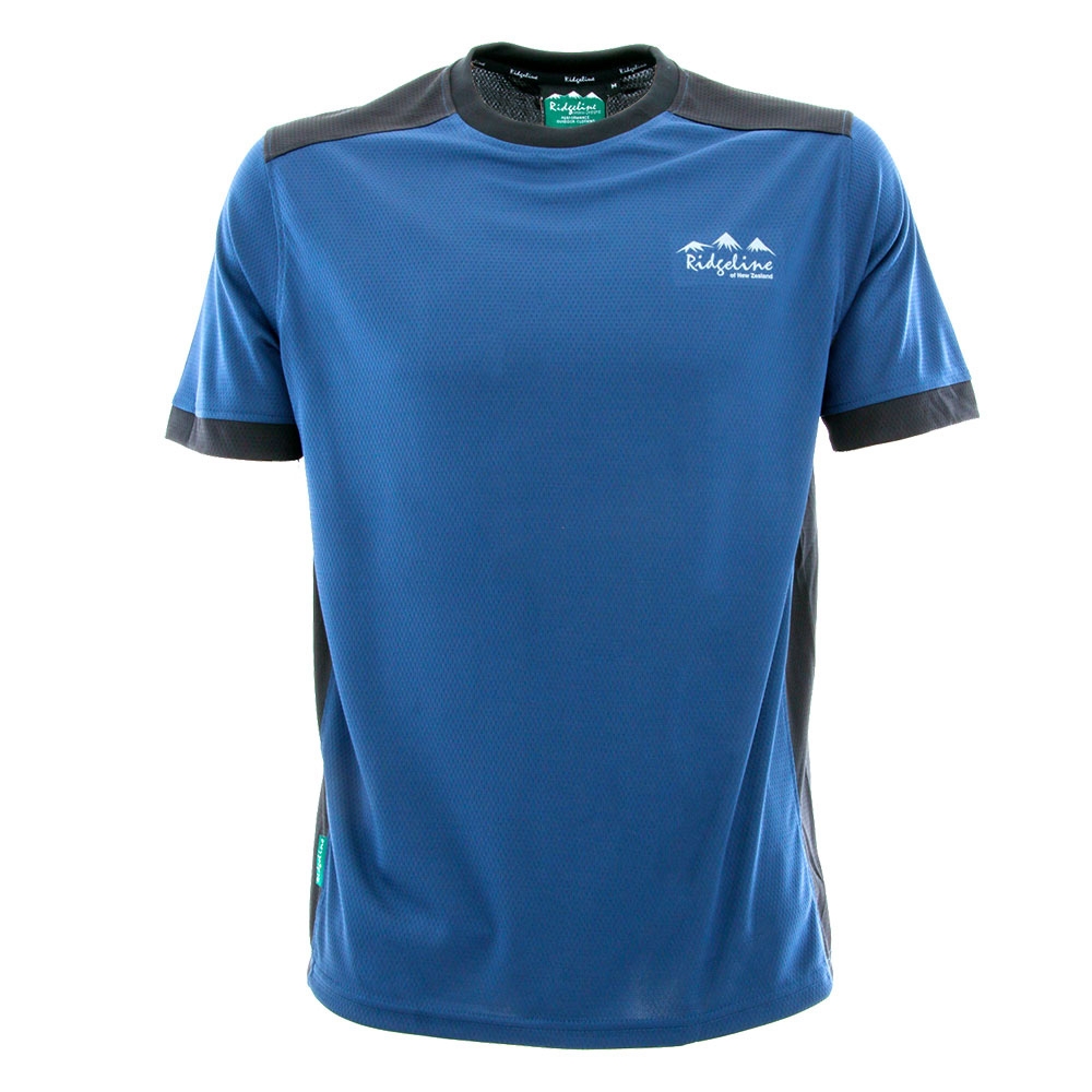 Ridgeline Breeze Mens T-Shirt Navy/Black M
