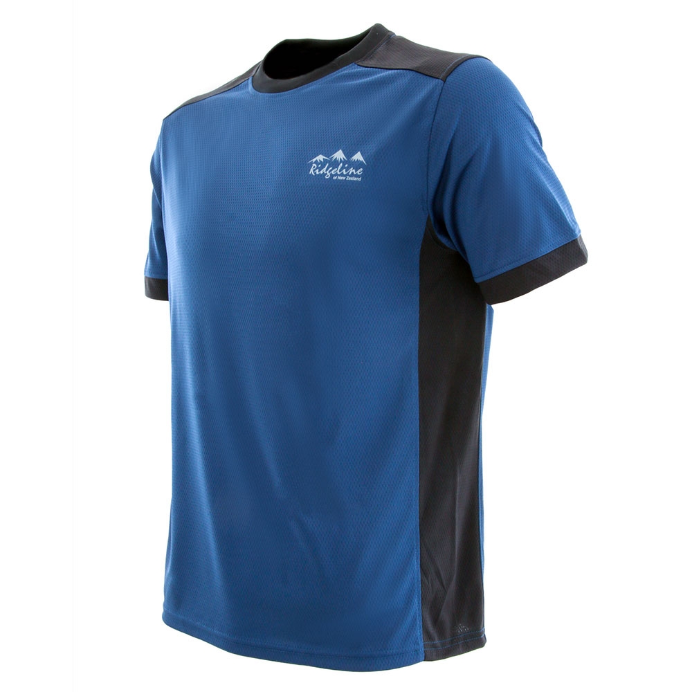 Ridgeline Breeze Mens T-Shirt Navy/Black XS