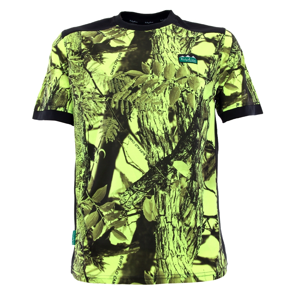 Ridgeline Breeze Mens T-Shirt Yellow Camo XS
