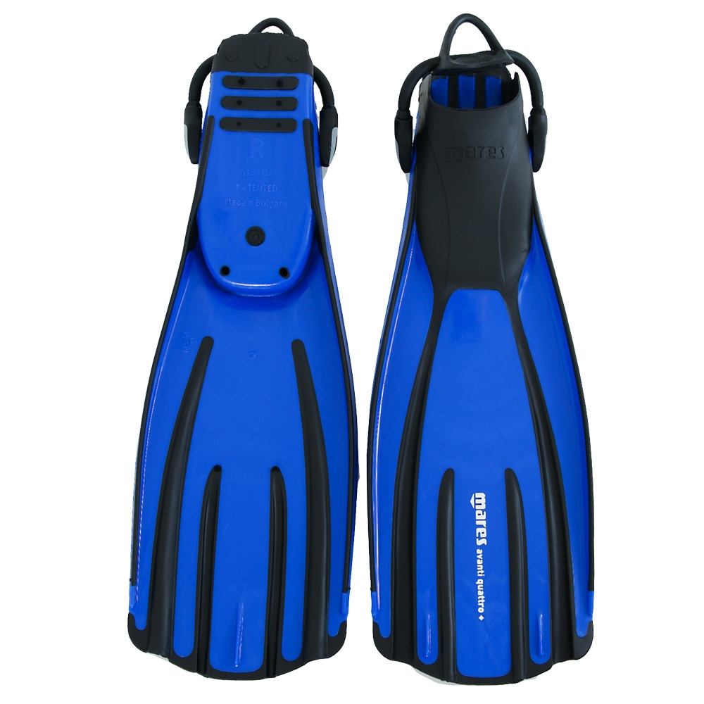 Mares Avanti Quattro + Dive Fins Reflex Blue