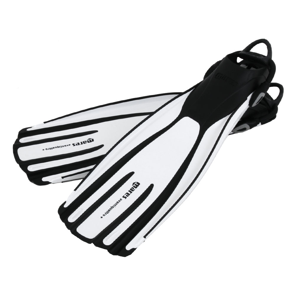 Mares Avanti Quattro + Dive Fins White Regular