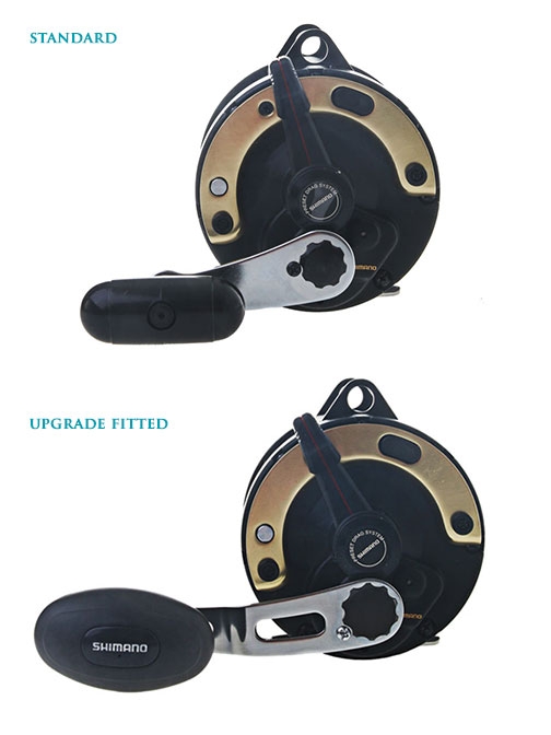 Shimano Tyrnos 30 Reel Handle Upgrade for TLD 25 Reel