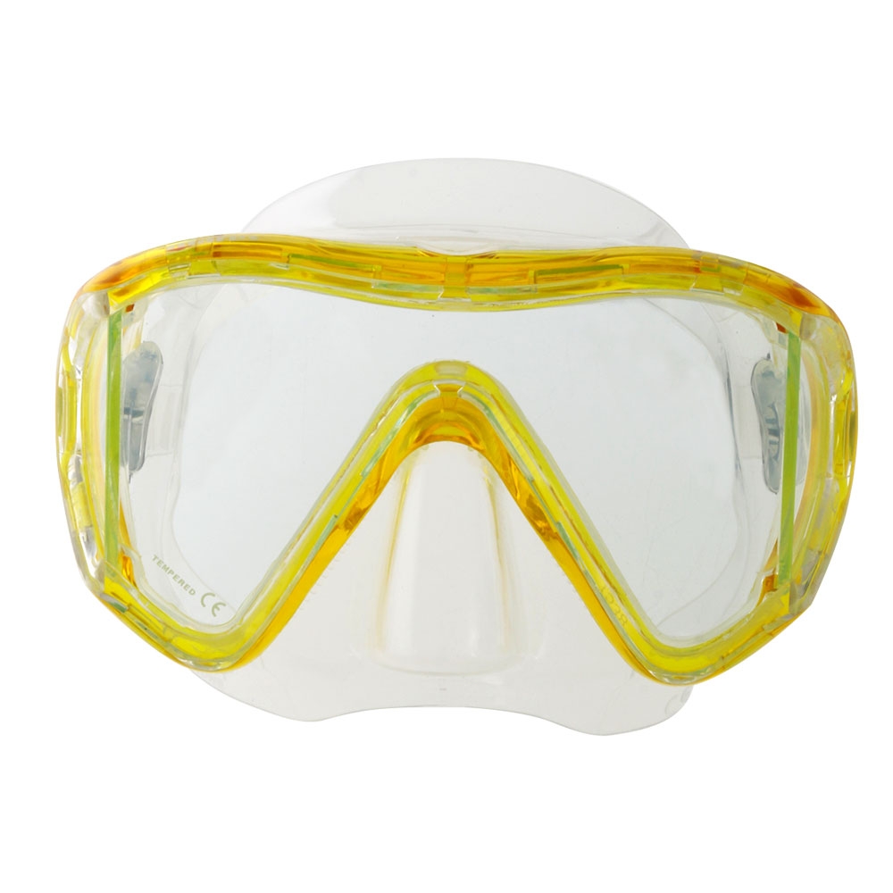 Mares I3 Adult Dive Mask Clear/Yellow
