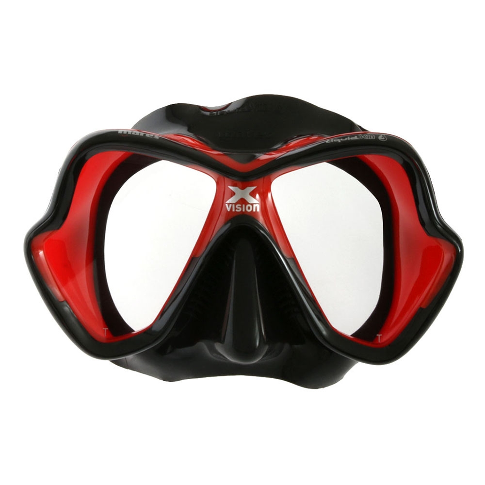 Mares X-Vision Ultra Liquidskin Adult Dive Mask Red/Black