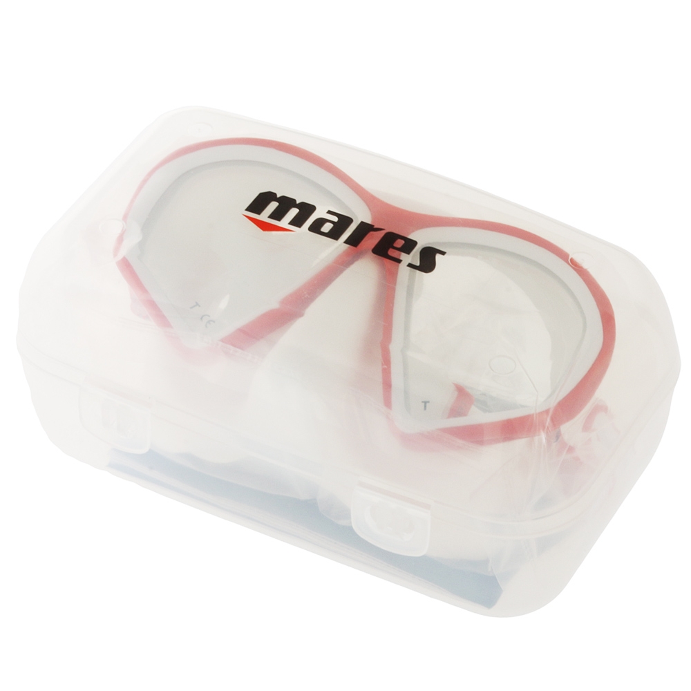 Mares Sealhouette Silicone Adult Dive Mask Red/White